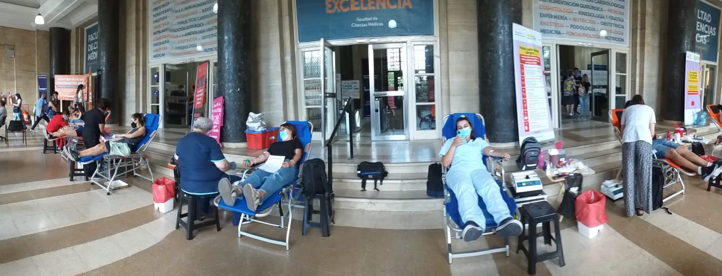 Donación de sangre en julio