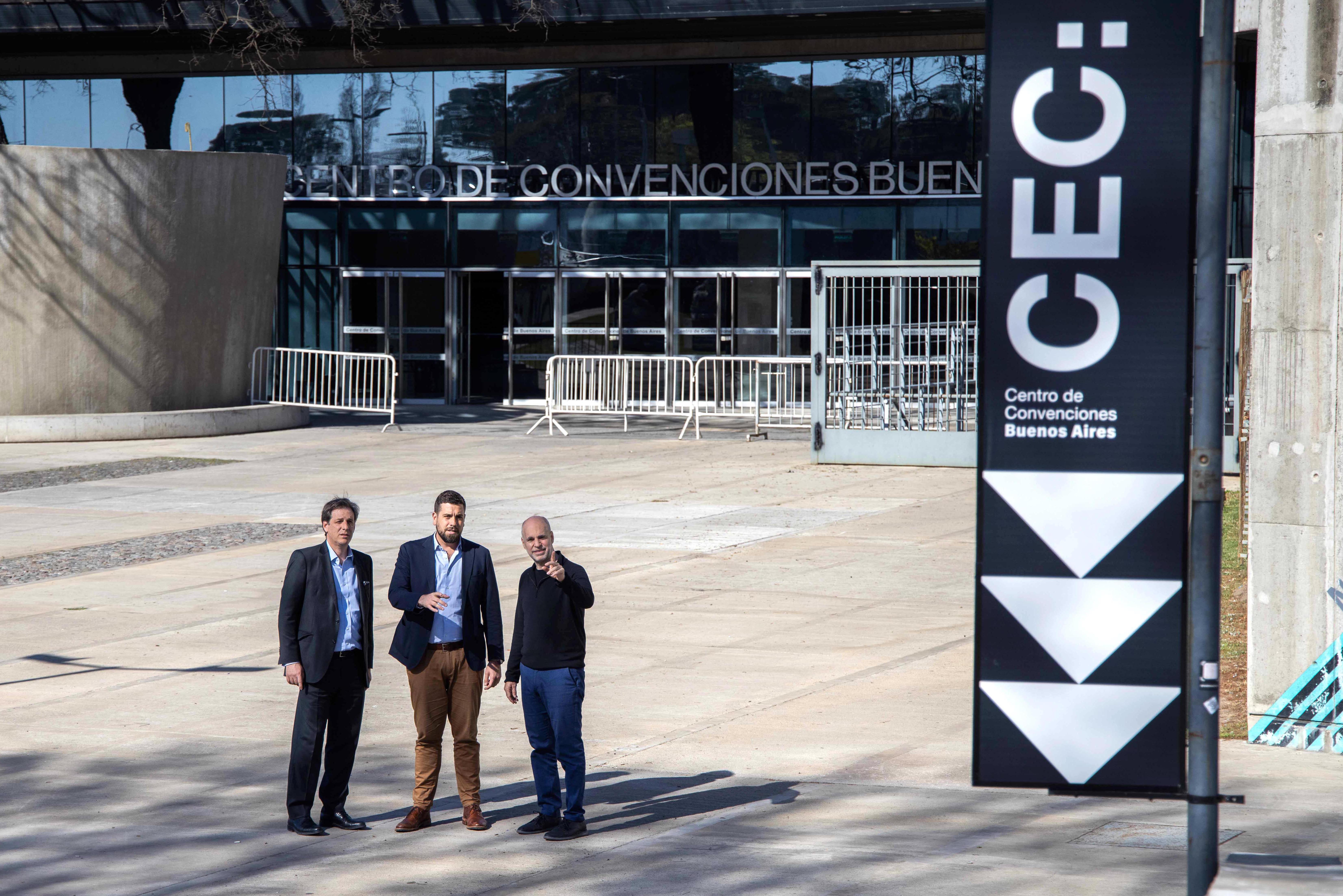 Rodríguez Larreta recorrió las obras del Centro de Convenciones con vistas a la Cumbre de Alcaldes del C40