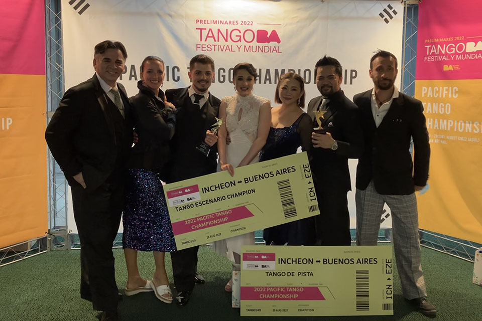 Estos son los ganadores de la 22º Preliminar Oficial de Tango BA en Seoul, Korea
