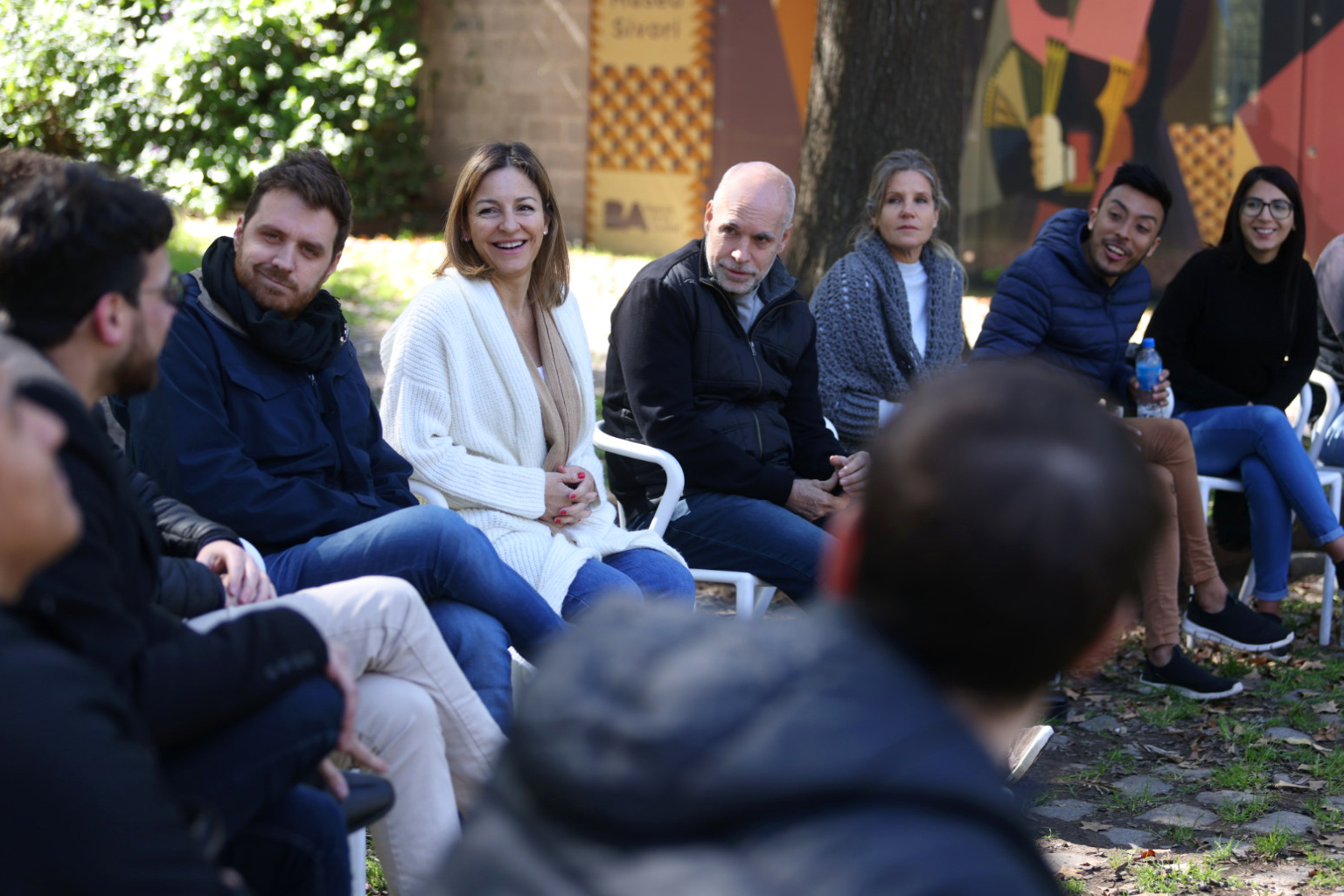 Rodríguez Larreta dialogó con jóvenes preocupados por la situación del país