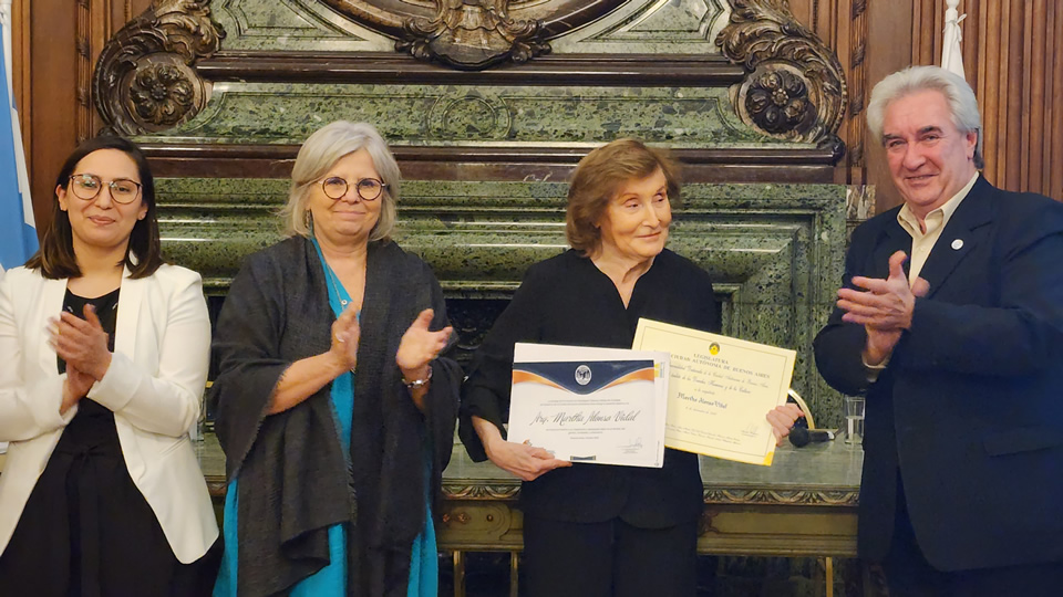 Declaran Personalidad Destacada de la Ciudad a la Arq. Martha Alonso Vidal 