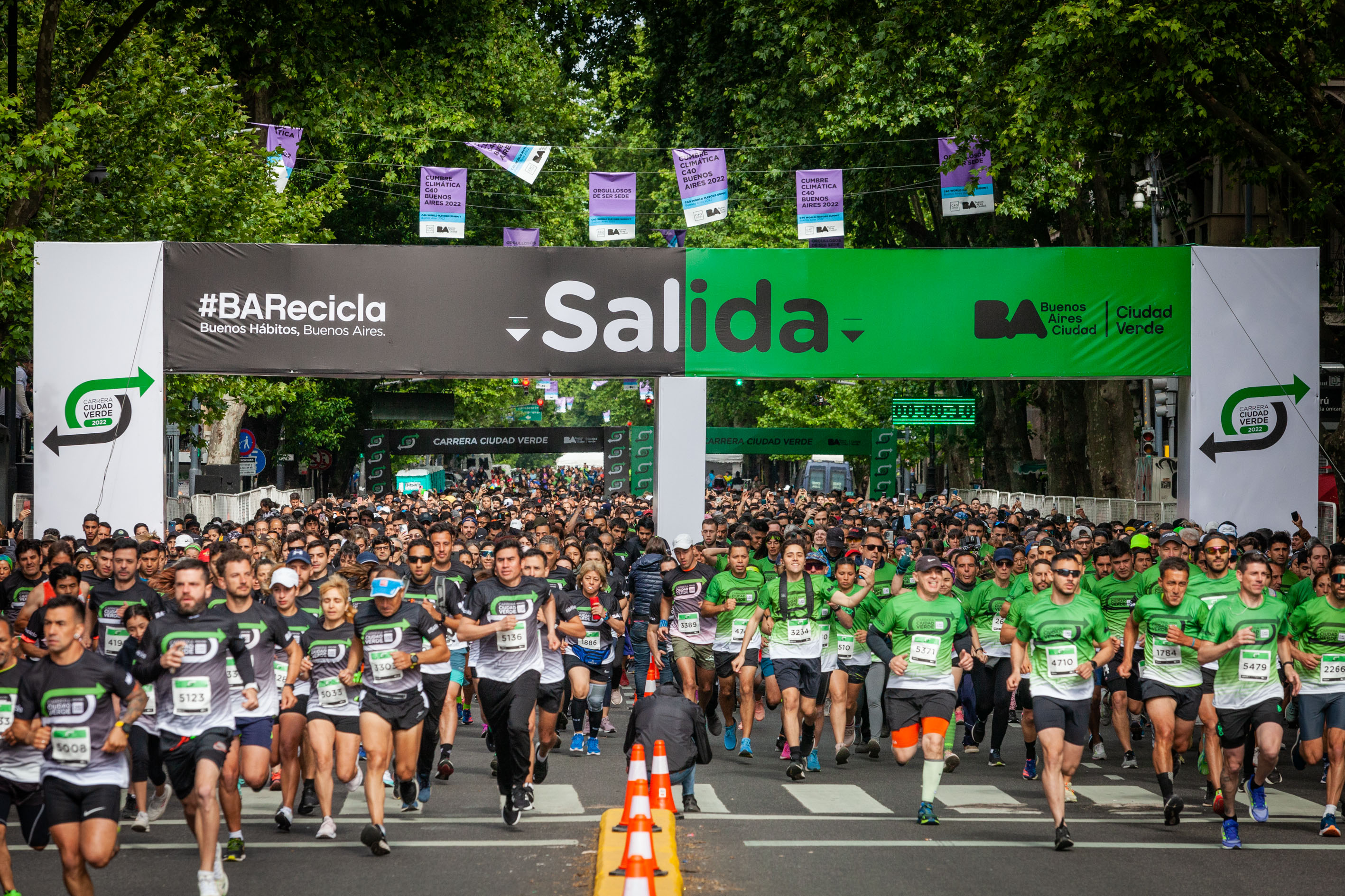 Más de  personas corrieron la Carrera Ciudad Verde Edición C40 |  Buenos Aires Ciudad - Gobierno de la Ciudad Autónoma de Buenos Aires