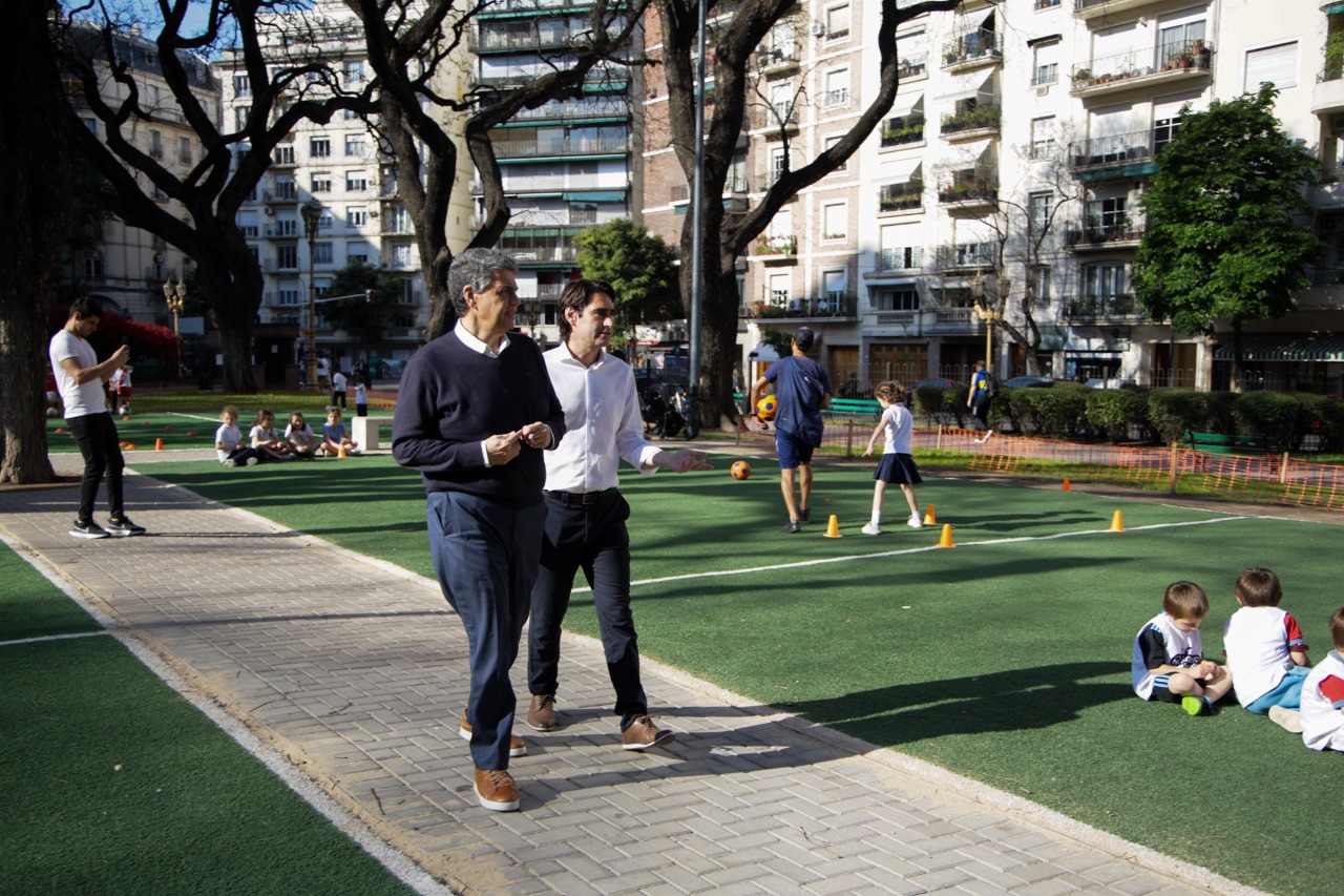 La Ciudad continúa mejorando los espacios públicos
