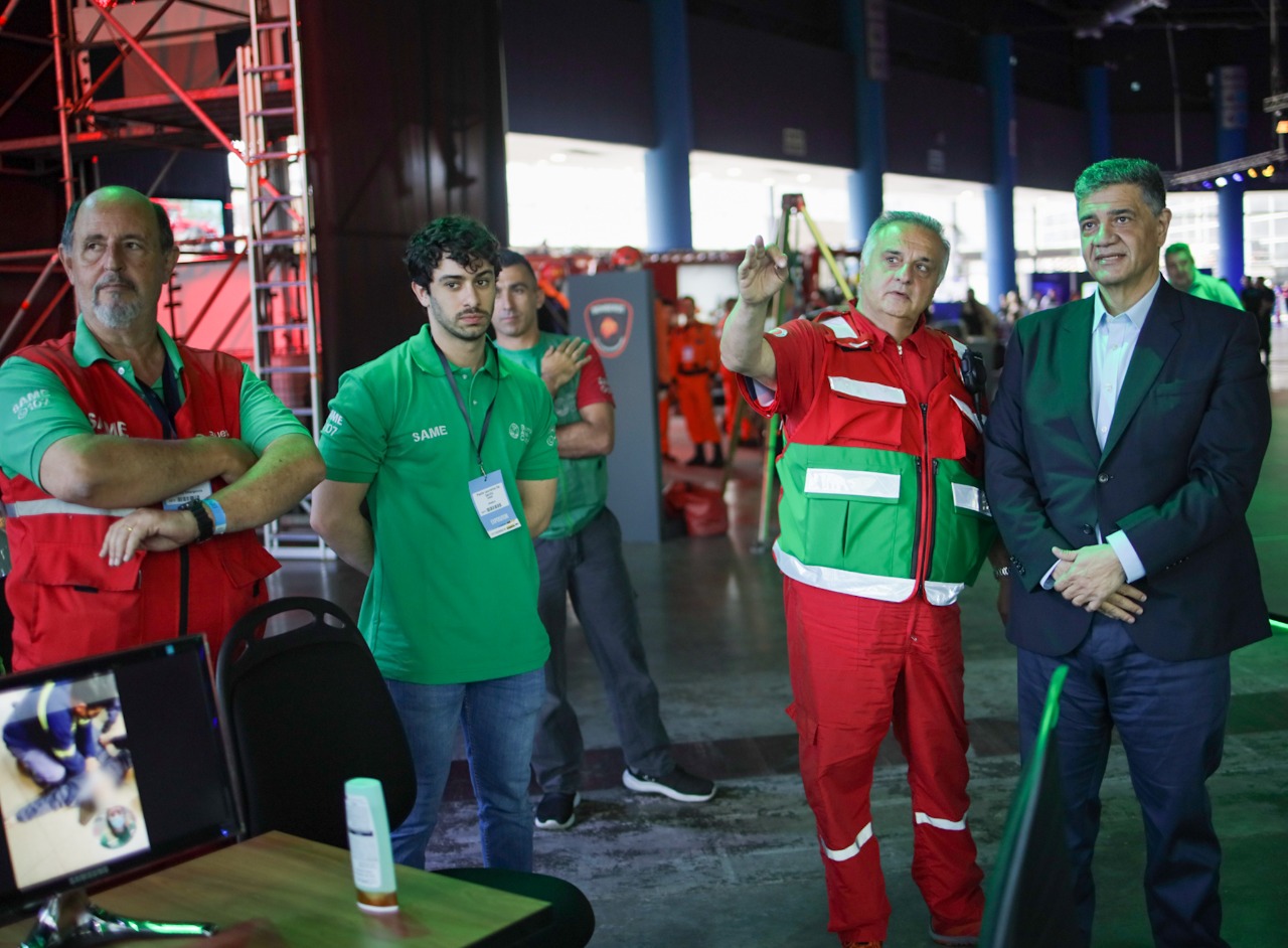 Jorge Macri participó de la inauguración de Expo Seguridad BA