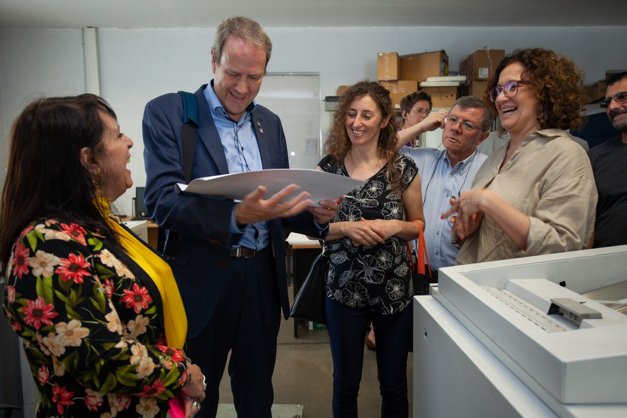 Un líder mundial en medioambiente visitó La Imprenta BA