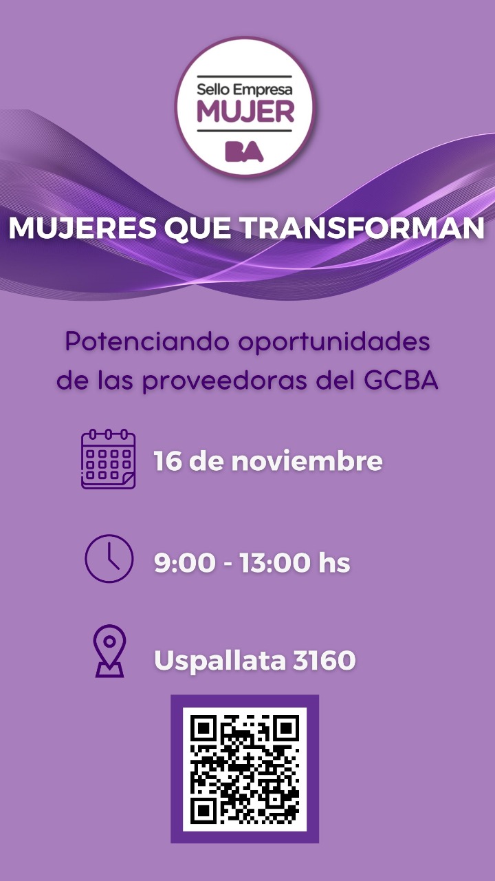 Miércoles 16/11: Evento sobre el Sello “Empresa Mujer”