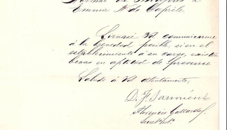 Carta DFS ENS 1febrero 8  1876