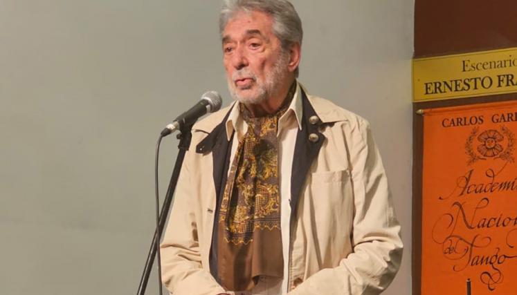 El actor y amigo de Horacio Ferrer, Héctor Gióvine.