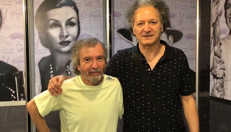 Jorge Retamoza con Luis Tarantino