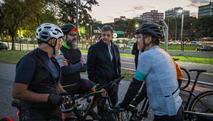 Con iluminación y seguridad, más de 700 ciclistas usan por día la nueva pista del Parque Sarmiento