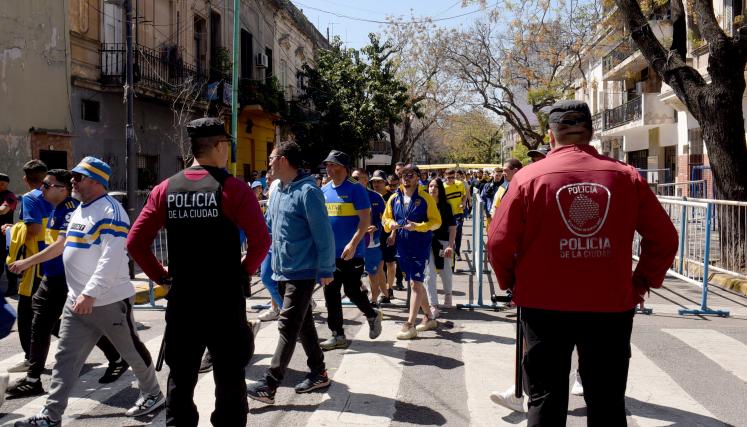 operativo de seguridad para el Superclásico Boca-River