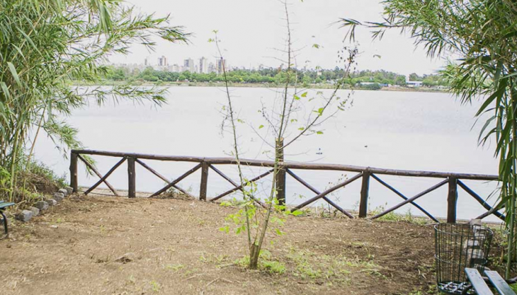 Vista del río de la Reserva.