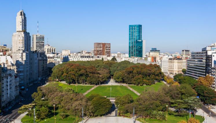 Vista panorámica desde el mirador de la Torre Monumental
