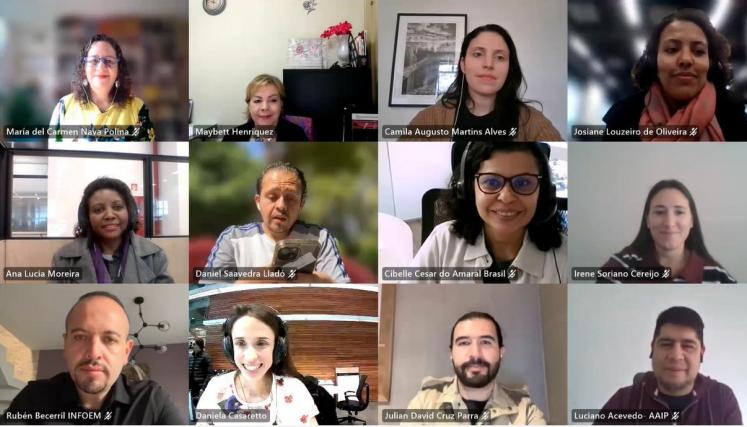 Placa del Encuentro del Grupo de Trabajo de Género y Grupos en Situación de Vulnerabilidad