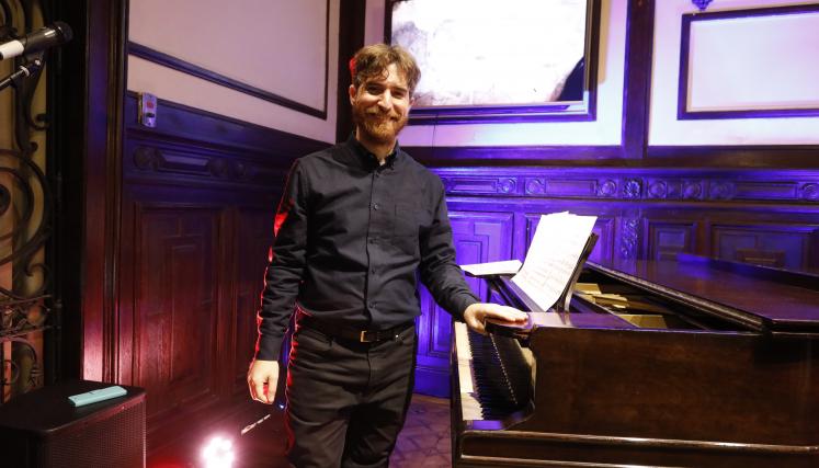 Bruno Malinverni en la Casa Fernández Blanco