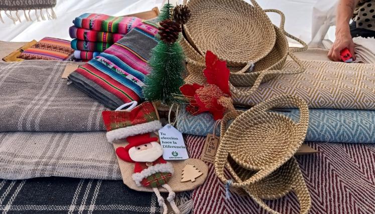 Telas y objetos decorativos