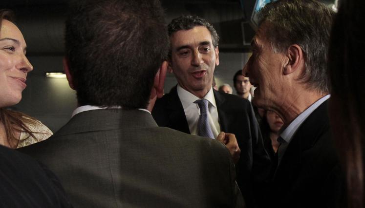 El Jefe de Gobierno porteño, Mauricio Macri anunció hoy la reanudación del servicio de la línea A de Subterráneos.- Foto Nahuel Padrevecchi-gv/GCBA.-