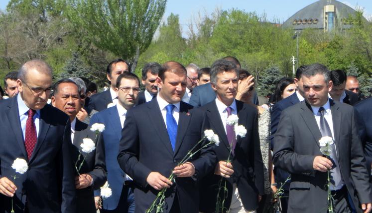 “Recordar el genocidio armenio nos convoca a trabajar por  el fortalecimiento de la sociedad", dijo Macri