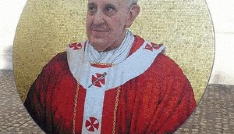 El mosaico del Papa Francisco. Foto: News.va Español