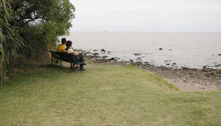 La costa recuperada del Río de la Plata en la Reserva Ecológica