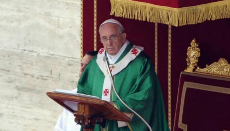 El Papa agradeció a los miembros del Centro Televisivo Vaticano. Foto: News.va Español 