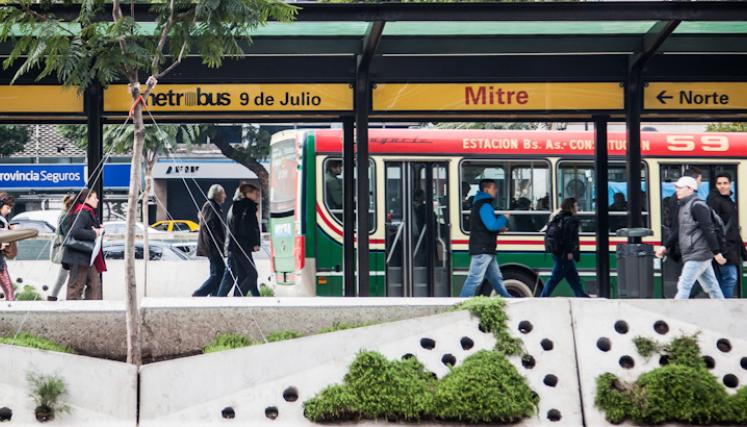 Un recorrido en imágenes por el Metrobus. Foto: Estrella Herrera/GCBA.