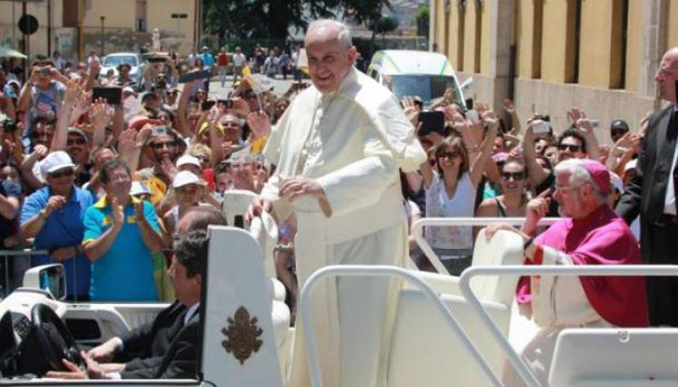 El Papa y su mensaje a los jóvenes. Foto: Aica