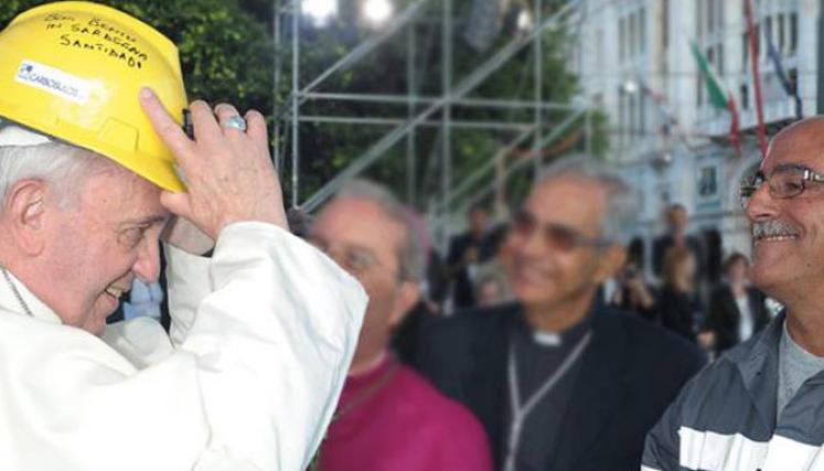Las simpáticas ocurrencias de Francisco, siempre muy festejadas por los fieles. Foto: News.va Español de L'Osservatore Romano