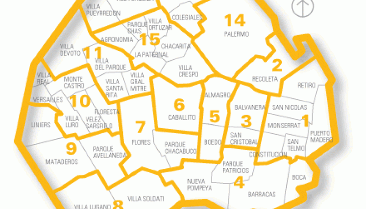 La Ciudad cuenta con 15 comunas. Foto: GCBA