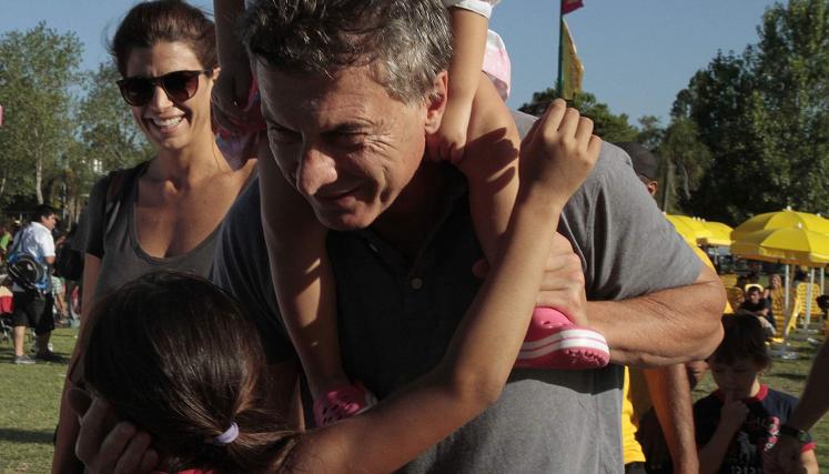 El jefe de Gobierno de la Ciudad de Buenos Aires, Mauricio Macri, recorrió hoy la playa porteña de Parque de los Niños. Foto: Mónica Martínez/GCBA