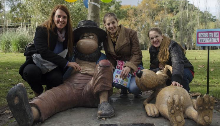 Más de 5000 vecinos disfrutaron de una divertida tarde en el Paseo de la Historieta. Foto: Construcción Ciudadana y Cambio Cultural/GCBA.
