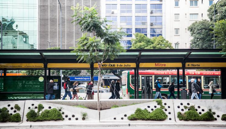 Un recorrido en imágenes por el Metrobus. Foto: Estrella Herrera/GCBA.