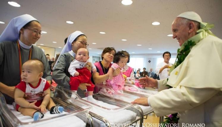 La histórica visita de Francisco a Corea del Sur. Foto: News.va Español