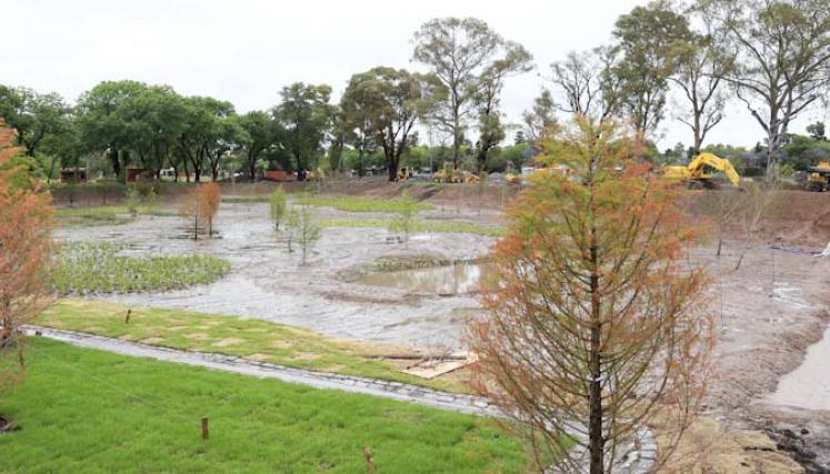 El Reservorio de Parque Sarmiento, en pleno funcionamiento para evitar las inundaciones