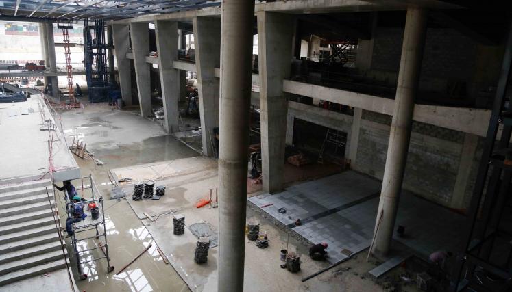 Más avances en el nuevo Centro de Convenciones Buenos Aires. Foto: Desarrollo Urbano/GCBA.