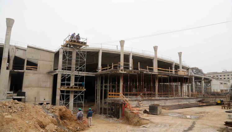 Más avances en el nuevo Centro de Convenciones Buenos Aires. Foto: Desarrollo Urbano/GCBA.