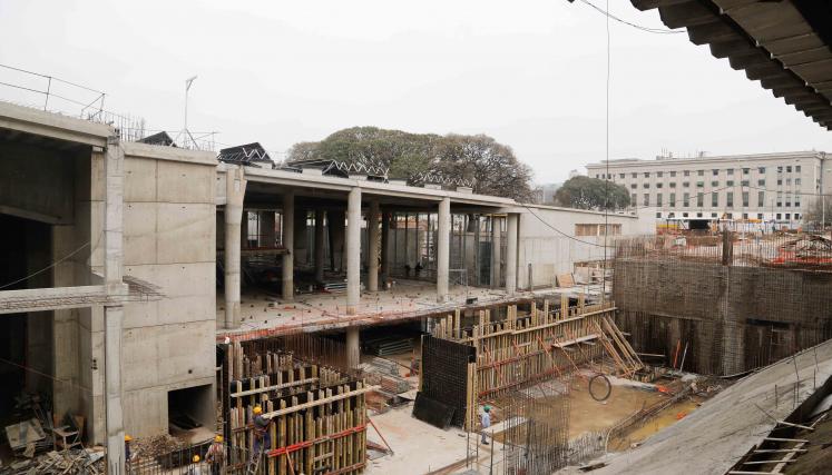 Más avances en el nuevo Centro de Convenciones Buenos Aires. Foto: Desarrollo Urbano/GCBA.