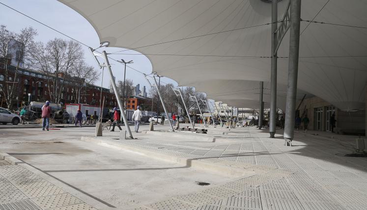 La nueva Terminal de Combis de Puerto Madero.Foto de Nahuel Padrevecchi-gv/GCBA.