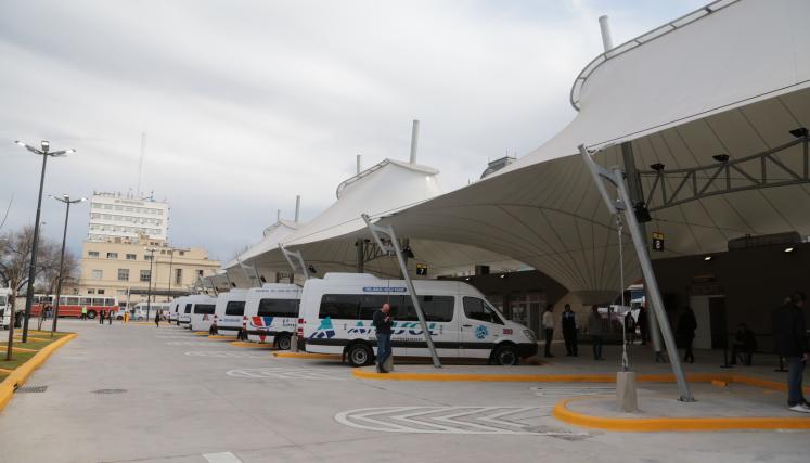La nueva Terminal de Combis de Puerto Madero. Foto: María Inés Ghiglione-gv/GCBA.-