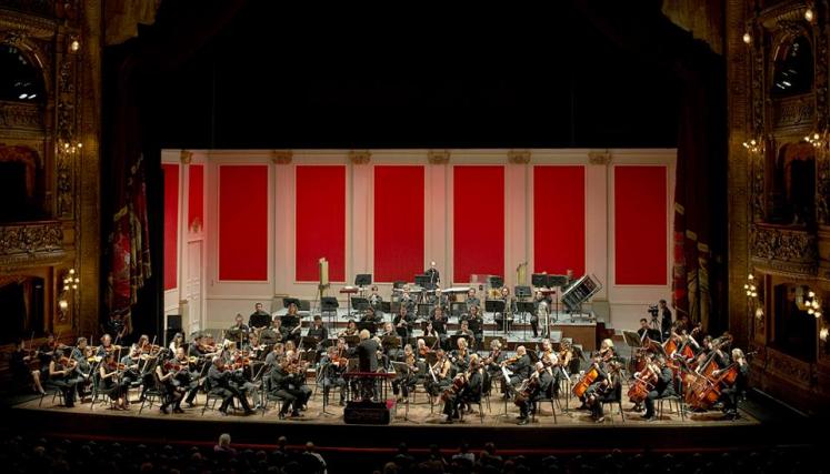 Orquesta Filarmónica de Buenos Aires. Foto del Teatro Colón.