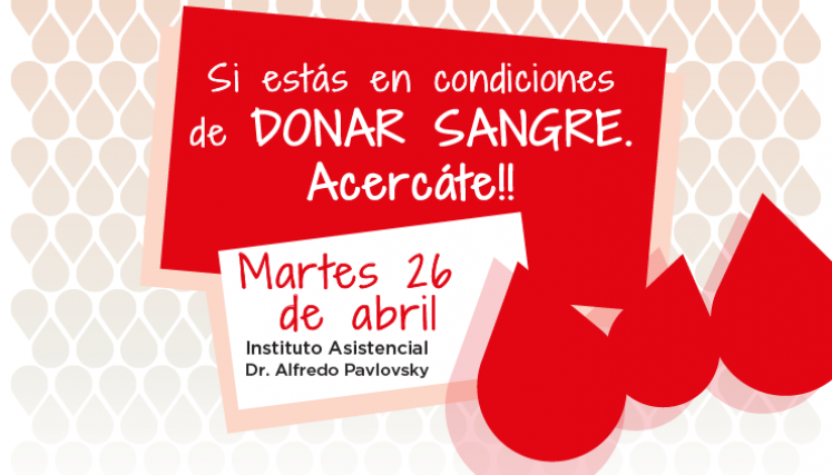 Día Mundial de la Hemofilia. Campaña de donación Voluntaria de Sangre.