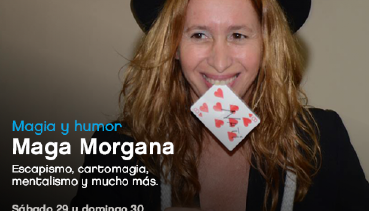 Maga Morgana, magia y humor. Foto de Promoción Cultural/GCBA. 