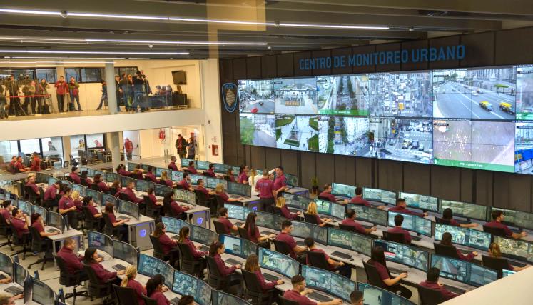 Inauguración del Centro de Monitoreo más grande de América Latina en Chacarita