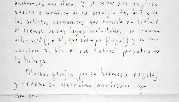 Carta de Leopoldo Marechal.