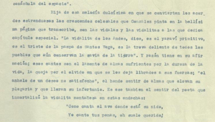Comentario del Libro “Mis Montañas”. (Joaquín V González) de R. V. P