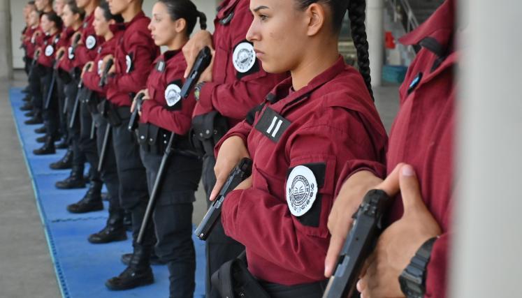 El entrenamiento de los cadetes de la Policía de la Ciudad
