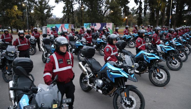 La Policía de la Ciudad suma 100 nuevas motos a su flota