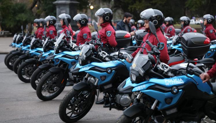 La Policía de la Ciudad suma 100 nuevas motos a su flota