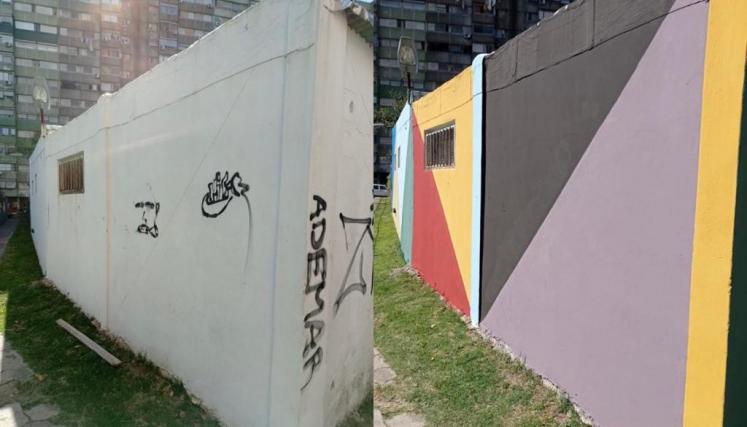 La Ciudad recuperó 8.020 frentes de viviendas vandalizados en diez meses: cómo solicitar el servicio